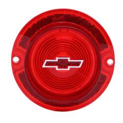 Trim Parts - Trim Parts A2250B 1963 Full-Size Chevrolet Red Tail Light Lens w/Red Bowtie EACH - Image 1