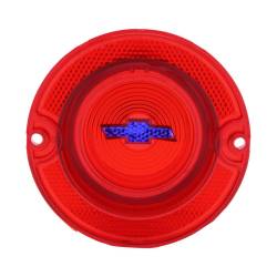 Trim Parts - Trim Parts A2250F 1963 Full-Size Chevrolet Red Tail Light Lens w/Blue Bowtie EA - Image 3