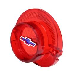 Trim Parts - Trim Parts A2350F 1964 Full-Size Chevrolet Red Tail Light Lens w/Blue Bowtie EA - Image 2
