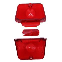 Trim Parts - Trim Parts A3042 1962-64 Chevy II & Nova All Red Tail Light Lens Set - Image 2