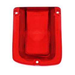 Trim Parts - Trim Parts A4205 1965 Chevelle Red Tail Light Lens w/Chrome Trim PAIR - Image 3