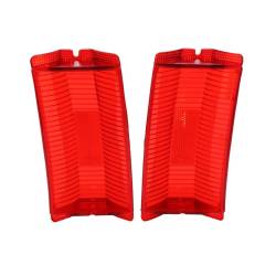 Trim Parts - Trim Parts A4835 1965 Chevelle Wagon/El Camino Red Outer Tail Light Lens PAIR - Image 3