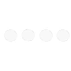 Trim Parts - Trim Parts 5123 59-62 Corvette Gauge Lens Set - Image 1