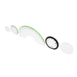 Trim Parts - Trim Parts 5142 1958 Corvette Instrument Lens Set - Image 2