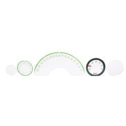 Trim Parts - Trim Parts 5142 1958 Corvette Instrument Lens Set - Image 3