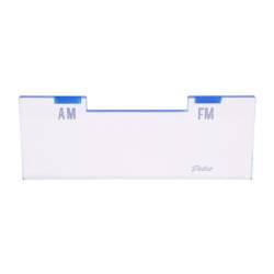 Trim Parts - Trim Parts 5537 1972-76 Corvette Radio Lens AM/FM Push Button EACH - Image 1