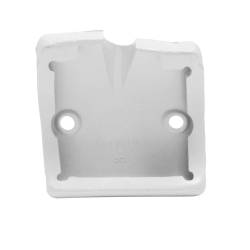 Trim Parts - Trim Parts 5224G 1967 Corvette Rear View Mirror Bracket Cover White EACH - Image 3