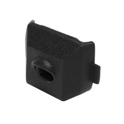 Trim Parts - Trim Parts 5226 68-76 Corvette Rear View Mirror Bracket Cover Black EACH - Image 2