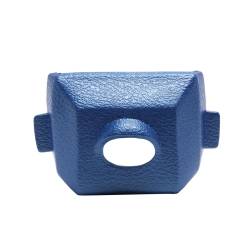 Trim Parts - Trim Parts 5226E 68-70 Corvette Rear View Mirror Bracket Cover Bright Blue EACH - Image 1