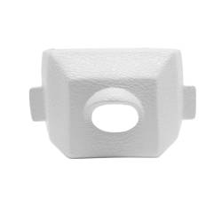 Trim Parts - Trim Parts 5226S 1976 Corvette Rear View Mirror Bracket Cover White EACH - Image 1