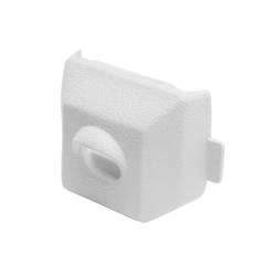 Trim Parts - Trim Parts 5226S 1976 Corvette Rear View Mirror Bracket Cover White EACH - Image 2