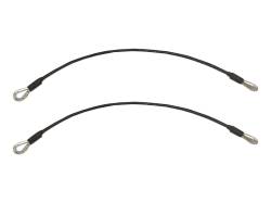 Blue Ox - Blue Ox BX88207 Safety Cable Kit Permanent Mount Class III 5000 lb 3 Long - Image 1