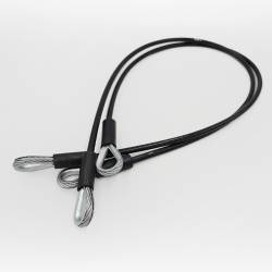 Blue Ox - Blue Ox BX88207 Safety Cable Kit Permanent Mount Class III 5000 lb 3 Long - Image 2