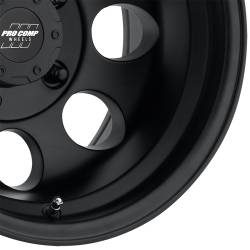 Pro Comp Wheels - Pro Comp Wheels PA69 VINTAGE 15x10 5x4.5 -47mm Flat Black PXA7069-5165 - Image 2