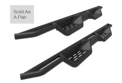 APS - APS Drop Step Nerf Bars Black 07-18 Silverado/Sierra Double WB03NAI5B - Image 2