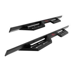 APS - APS DS Style Drop Step Nerf Bars Black 19-25 Silverado/Sierra Double WB03DBI5B - Image 2