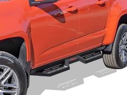APS - APS DS Style Drop Step Nerf Bars Black 07-18 Silverado/Sierra Crew WB03DJG1B - Image 1