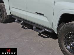 APS - APS RS Style Drop Step Nerf Bars Black 07-18 Silverado/Sierra Crew WB03RJG1B - Image 1