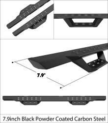 APS - APS RS Style Drop Step Nerf Bars Black 07-18 Silverado/Sierra Crew WB03RJG1B - Image 2