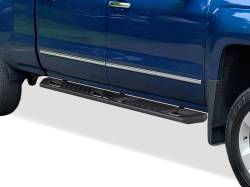 APS - APS A-Series Running Boards Black 07-18 Silverado/Sierra Crew WB03AJG1M - Image 1