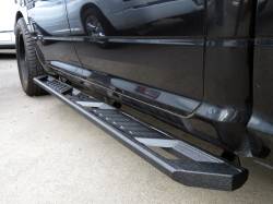 APS - APS A-Series Running Boards Black for 09-18 RAM 1500 Quad WB04AAG9M - Image 1