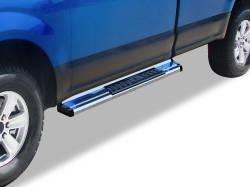 APS - APS S-Series Running Boards Polish 15-25 F150/Super Duty Reg WB06SAH9S - Image 1