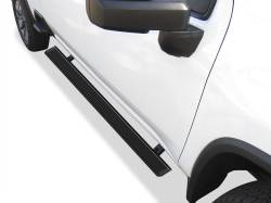 APS - APS PB03WAG1B W-Series Power Running Boards Black for Silverado/Sierra Crew - Image 1