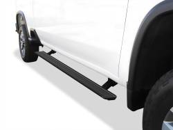 APS - APS PB03WAG1B W-Series Power Running Boards Black for Silverado/Sierra Crew - Image 2