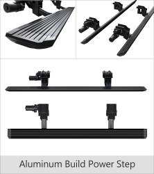 APS - APS PB03WAG1B W-Series Power Running Boards Black for Silverado/Sierra Crew - Image 3