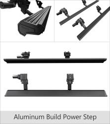 APS - APS W-Series Power Running Boards Black for 07-18 Wrangler JK 4DR PB10WAJ7B - Image 3
