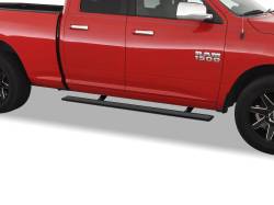 APS - APS W-Series Power Running Boards Black for 13-18 RAM 1500 Quad PB04WAG9B - Image 1