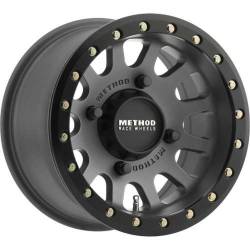 Method Race Wheels - Method Race Wheels MR401 Beadlock 15x6 5x4.5 49mm Titanium/Black MR40156012851B - Image 1