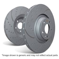 EBC Brakes - EBC Brakes GD2163 3GD Series Sport Slotted Rotor Set for 17-24 Civic/Integra - Image 3