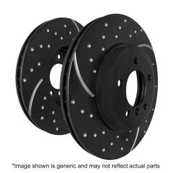 EBC Brakes - EBC Brakes GD2163 3GD Series Sport Slotted Rotor Set for 17-24 Civic/Integra - Image 2