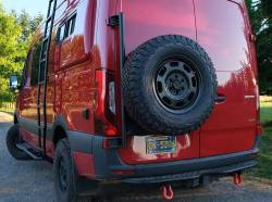 Flatline Van Company - Flatline Van Co. SP1117B 19-26 Mercedes-Benz Sprinter Rear Tire Carrier - Image 3