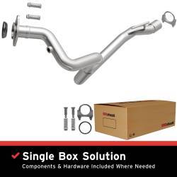 BRExhaust - BRExhaust 107-0005 Direct-Fit Front Pipe Kit for 96-99 Jeep Cherokee 4.0L - Image 1