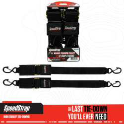 PRP - PRP 28600-DSH 2"x4' Marine Transom Tie-Down Straps w/Snap S-Hooks PAIR - Image 2