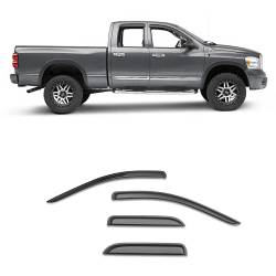 Black Horse Off Road - Black Horse 14-94101 Rain Guard/Deflectors 09-10 Dodge RAM 1500 Quad Cab - Image 1