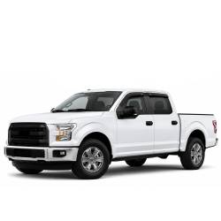 Black Horse Off Road - Black Horse 14-94155 Rain Guard/Deflectors 09-14 Ford F150 SuperCrew Smoke 4Pc - Image 2