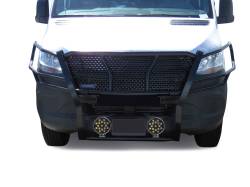 Black Horse Off Road - Black Horse RU-DOSP19-B-PLB HD Grille Guard w/7.0" LED for 19-25 Dodge Sprinter - Image 2