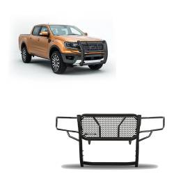 Black Horse Off Road - Black Horse RU-FORA19-B Black Rugged-HD Grille Guard 19-23 Ford Ranger - Image 1