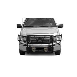Black Horse Off Road - Black Horse RU-FOF109-B-PLB Rugged-HD Grille Guard w/7" LED for 09-14 Ford F150 - Image 2