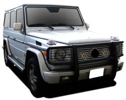 Black Horse Off Road - Black Horse PGBZA008A-PLB Grille Guard w/7.0" Black LED for G55 AMG/G500 - Image 2
