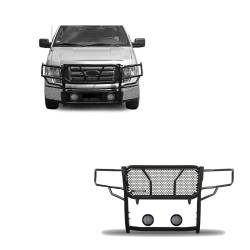 Black Horse Off Road - Black Horse RU-FOF109-B-PLFB HD Grille Guard w/5.3" LED for 09-14 Ford F150 - Image 1