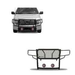 Black Horse Off Road - Black Horse RU-FOF109-B-PLFR HD Grille Guard w/5.3" LED's for 09-14 Ford F150 - Image 1