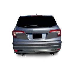 Black Horse Off Road - Black Horse PRB1H3 Peerless Rear Bumper Guard Matte Black for 16-22 Honda Pilot - Image 1