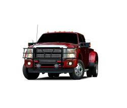Black Horse Off Road - Black Horse RU-FOF211-B-PLFB HD Grille Guard w/5.3" LED F250/F350/F450/F550 SD - Image 2