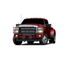 Black Horse Off Road - Black Horse RU-FOF211-B-PLR Black HD Guard w/5.3" LED's for F250/F350/F450/F550 - Image 2