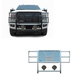 Black Horse Off Road - Black Horse RU-FOF217-B-PLB HD Grille Guard w/7.0" LED for F250/F350/F450/550 SD - Image 1