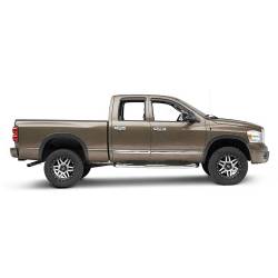 Black Horse Off Road - Black Horse 140530 Rain Guard/Deflectors for 02-08 RAM 1500 Quad Cab Smoke 4Pc - Image 2